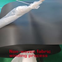 The process of winding non-woven fabric