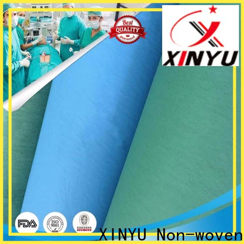 XINYU Non-woven non woven fabric uses factory for non-medical isolation gown