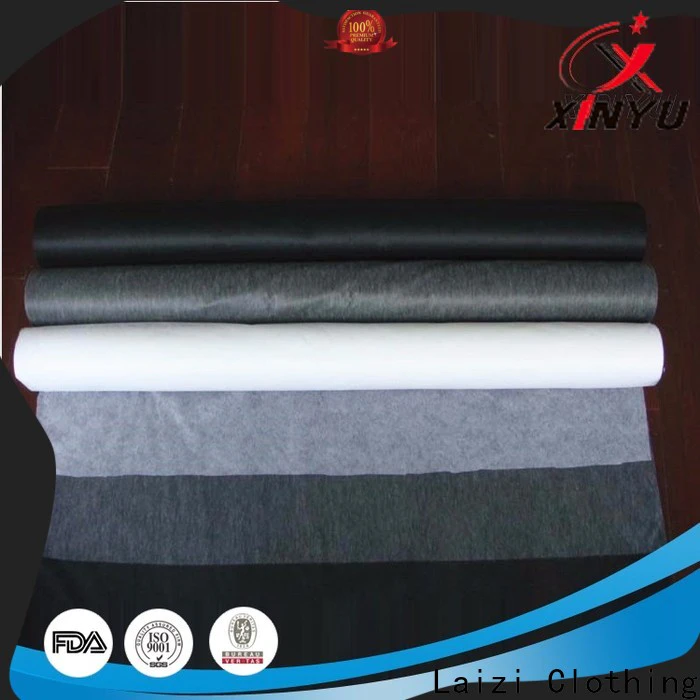 XINYU Non-woven Reliable  fusible nonwoven interlining manufacturers for collars