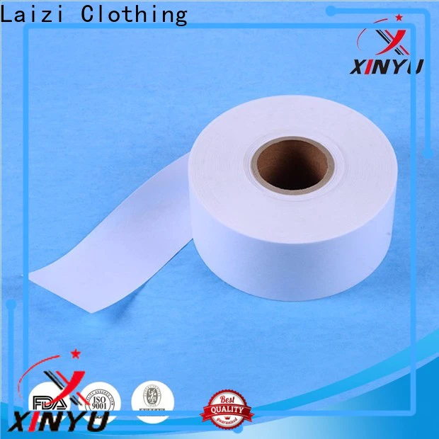 XINYU Non-woven High-quality fusible interlining fabric manufacturers for collars