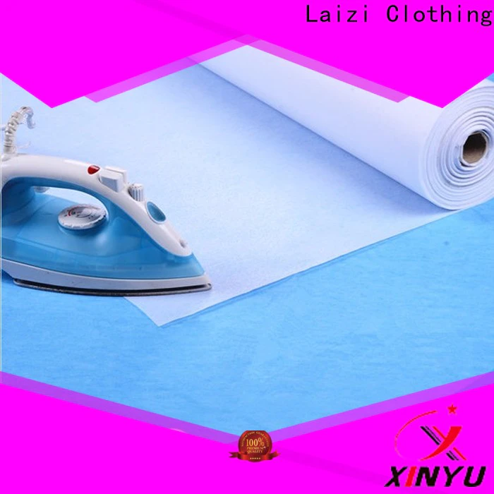 XINYU Non-woven non woven fusible interlining factory for cuff interlining