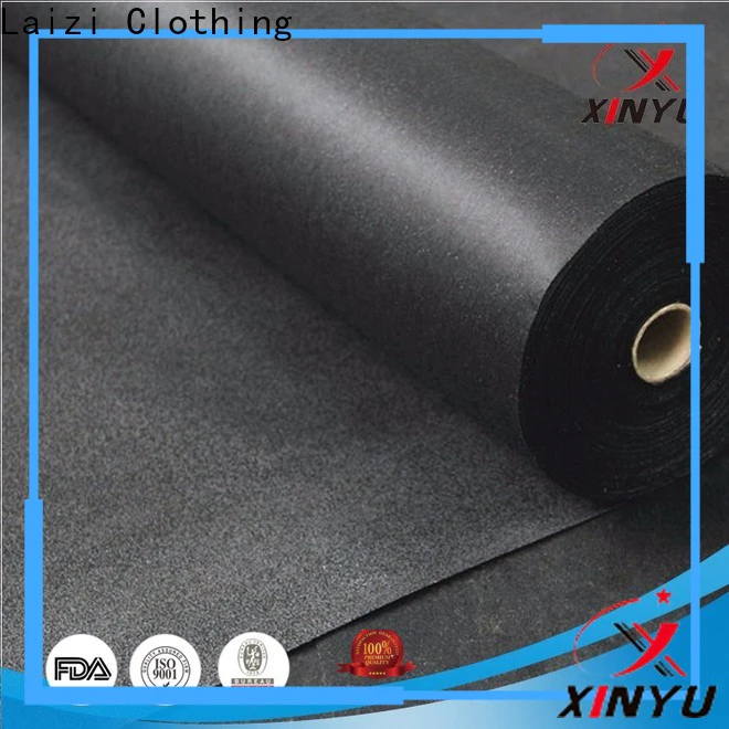 XINYU Non-woven Excellent non woven fusible interlining Supply for cuff interlining