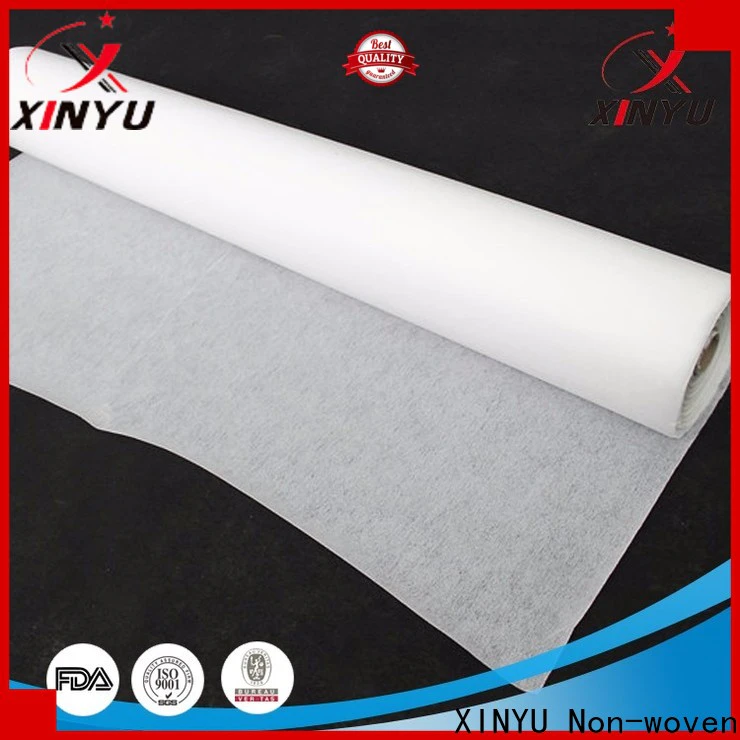 XINYU Non-woven Excellent fusible interlining fabric manufacturers for garment