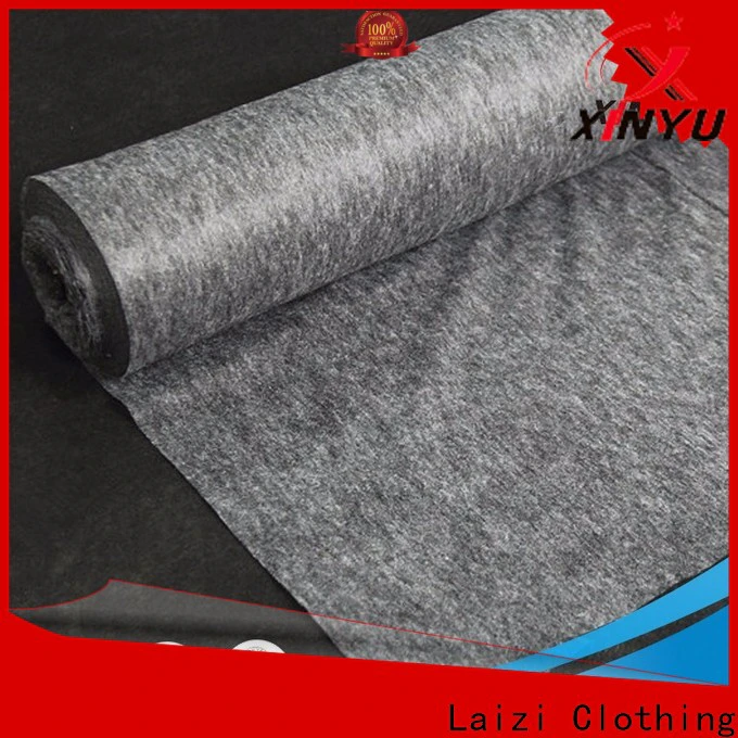 XINYU Non-woven Wholesale non fusible interlining Supply for dress