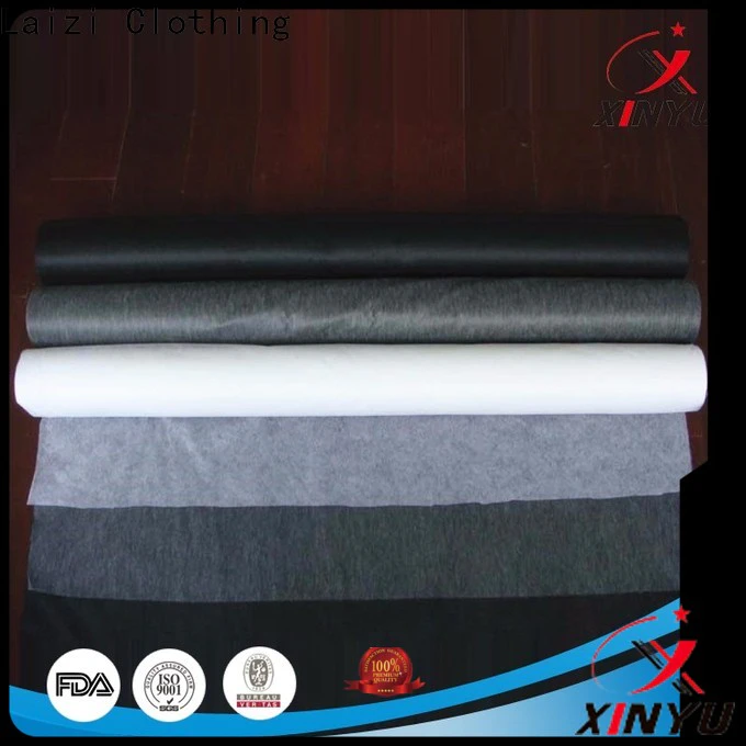 XINYU Non-woven Reliable  fusible nonwoven interlining Supply for collars