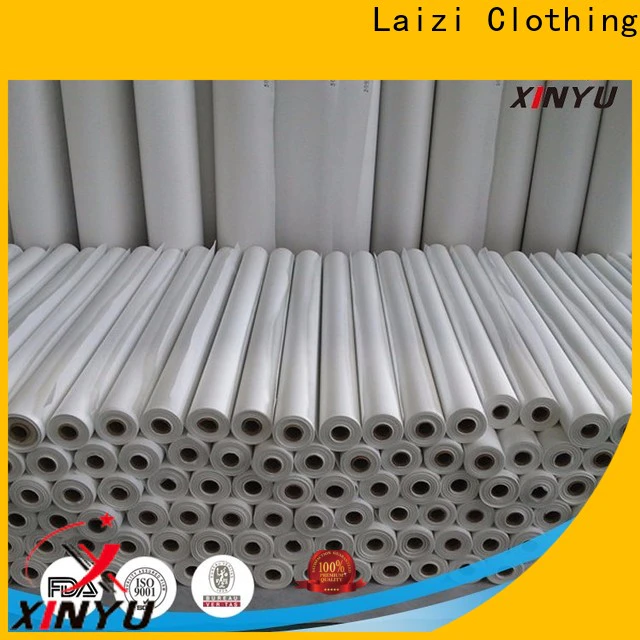 XINYU Non-woven non fusible interlining Suppliers for cuff interlining