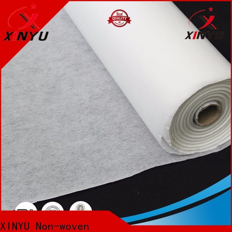XINYU Non-woven Wholesale interlining non woven Suppliers for garment