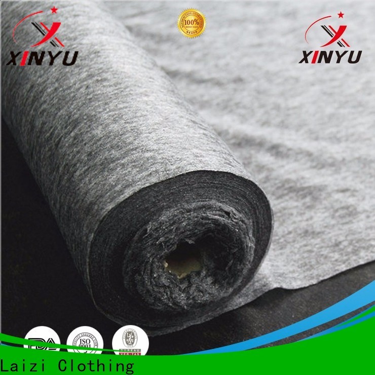XINYU Non-woven Excellent fusible interlining fabric factory for jackets
