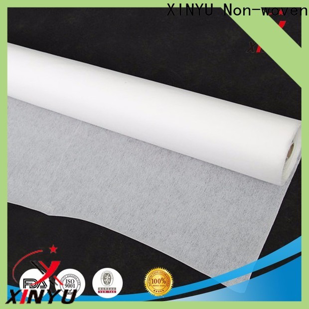 XINYU Non-woven Latest non woven fusible interlining manufacturers for collars