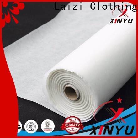 XINYU Non-woven non woven fusible interlining for business for cuff interlining