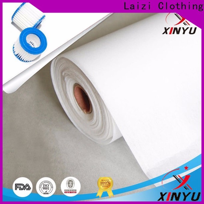 XINYU Non-woven High-quality paper water filter Supply for swimming pool filtration media