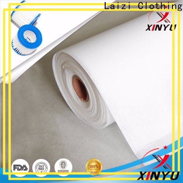 XINYU Non-woven air filter cloth material Suppliers for air filtration media