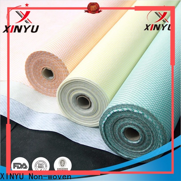 XINYU Non-woven non woven wiper Suppliers for dry cleaning