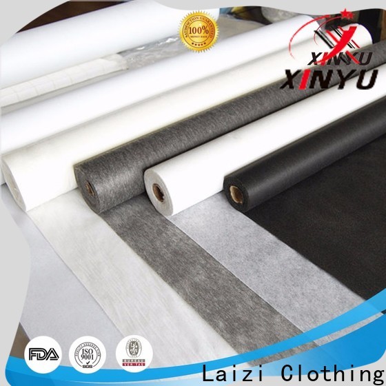 Wholesale non woven fusible interlining fabrics company for dress
