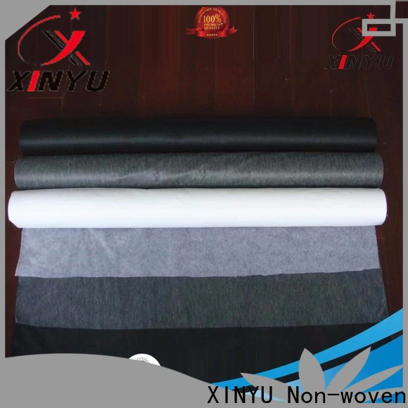 XINYU Non-woven Customized non woven fusible interlining manufacturers for cuff interlining