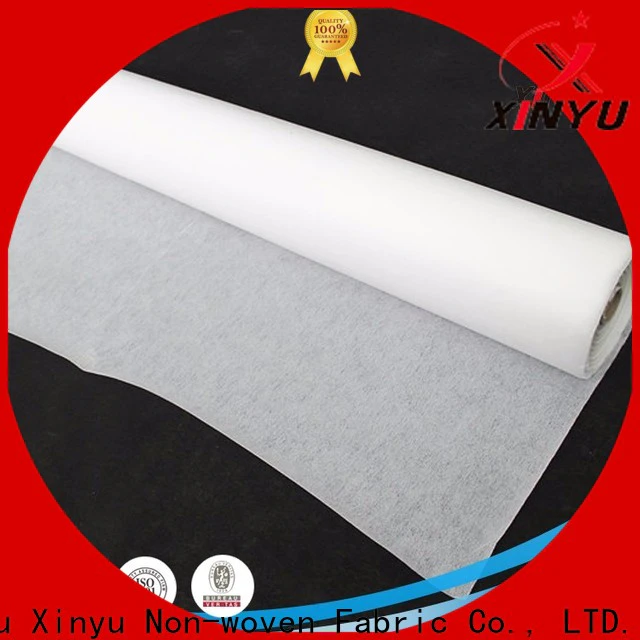 XINYU Non-woven nonwoven interlining Suppliers for cuff interlining