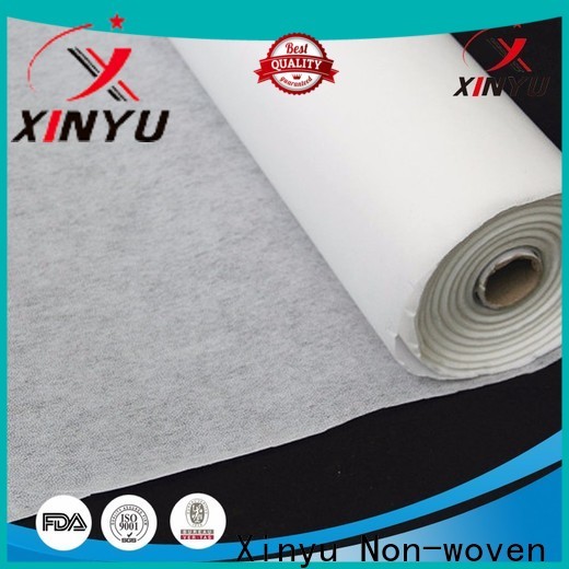 XINYU Non-woven Excellent non woven fusible interfacing manufacturers for embroidery paper
