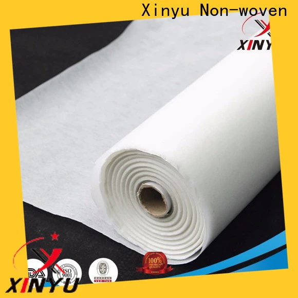 XINYU Non-woven Wholesale cotton fusible interlining company for cuff interlining