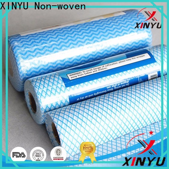 XINYU Non-woven Top polyester nonwoven fabric Suppliers for household cleaning