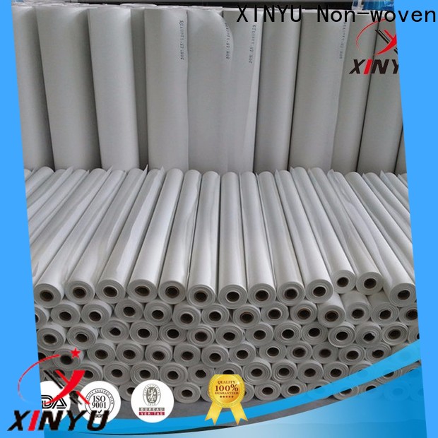 Latest fusible nonwoven interlining factory for embroidery paper