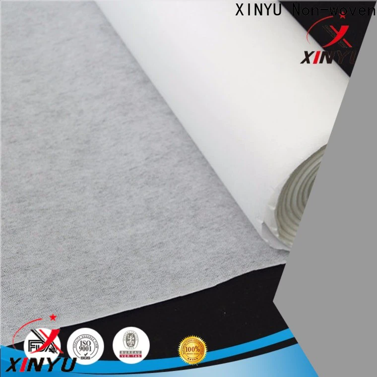 XINYU Non-woven non woven interlining fabric Suppliers for cuff interlining
