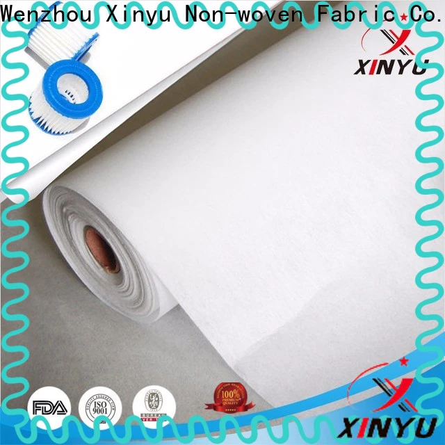 XINYU Non-woven Customized non woven filter paper roll company for particulate air filter