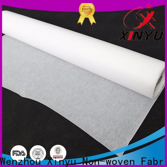 XINYU Non-woven non fusible interlining manufacturers for garment