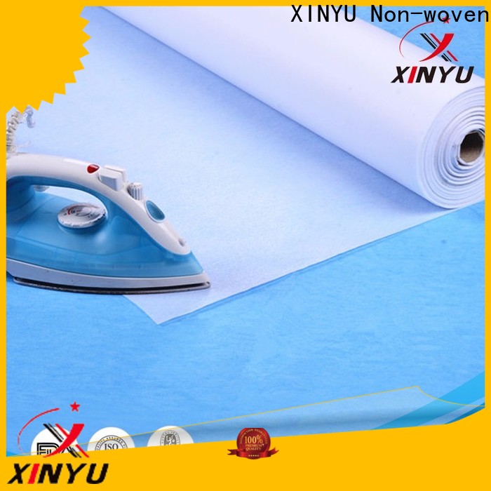 XINYU Non-woven Latest non woven fusible interlining fabrics company for garment