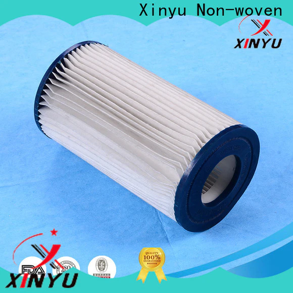 XINYU Non-woven water filter paper Suppliers for swimming pool filtration media