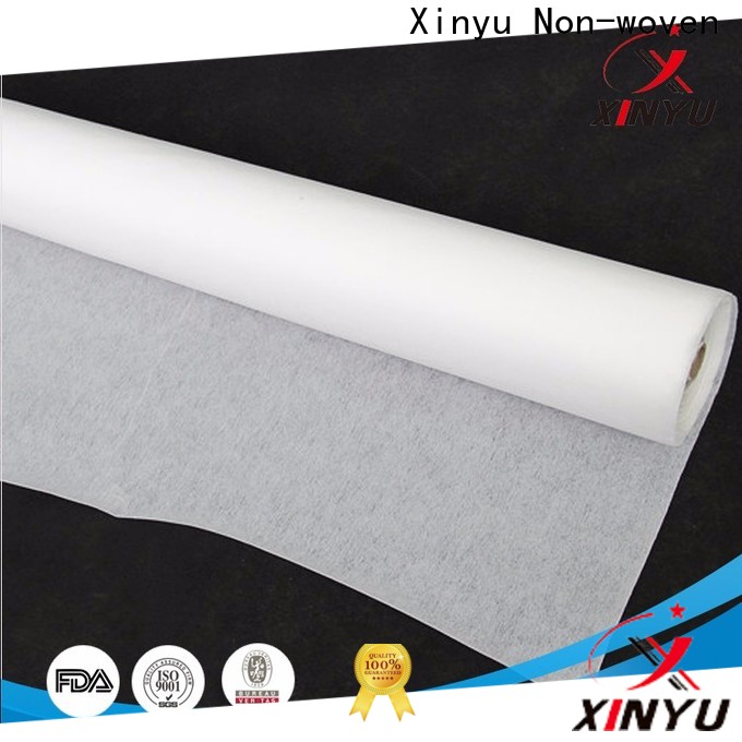 XINYU Non-woven Best fusible nonwoven interlining manufacturers for cuff interlining