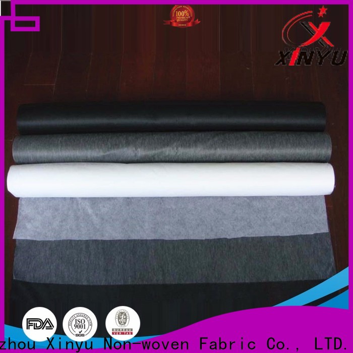 XINYU Non-woven non woven fusible interlining company for embroidery paper