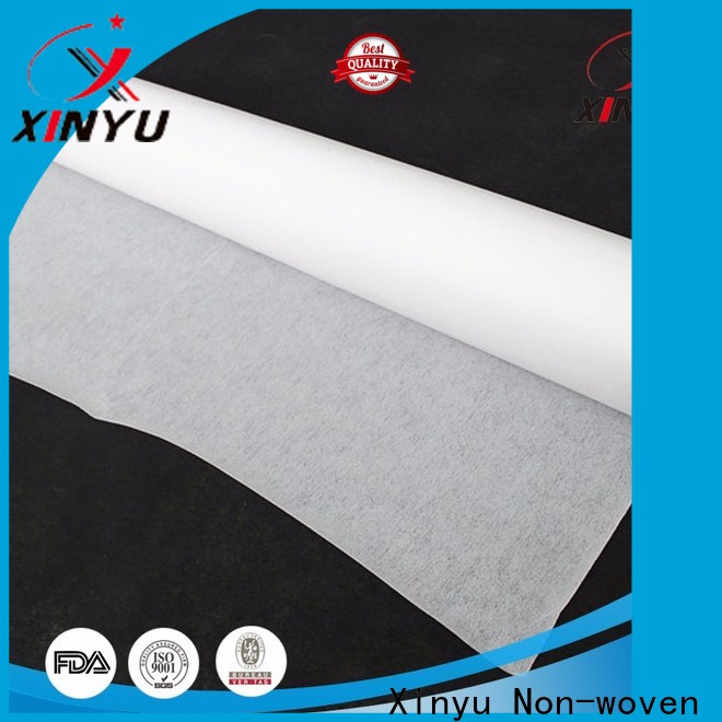 XINYU Non-woven nonwoven interlining manufacturers for garment