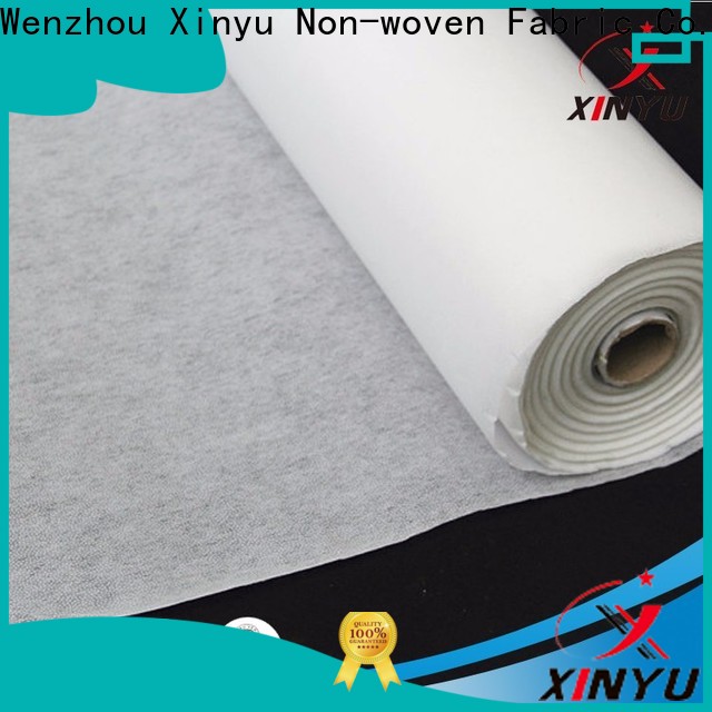 XINYU Non-woven non woven fusible interlining fabrics Supply for cuff interlining