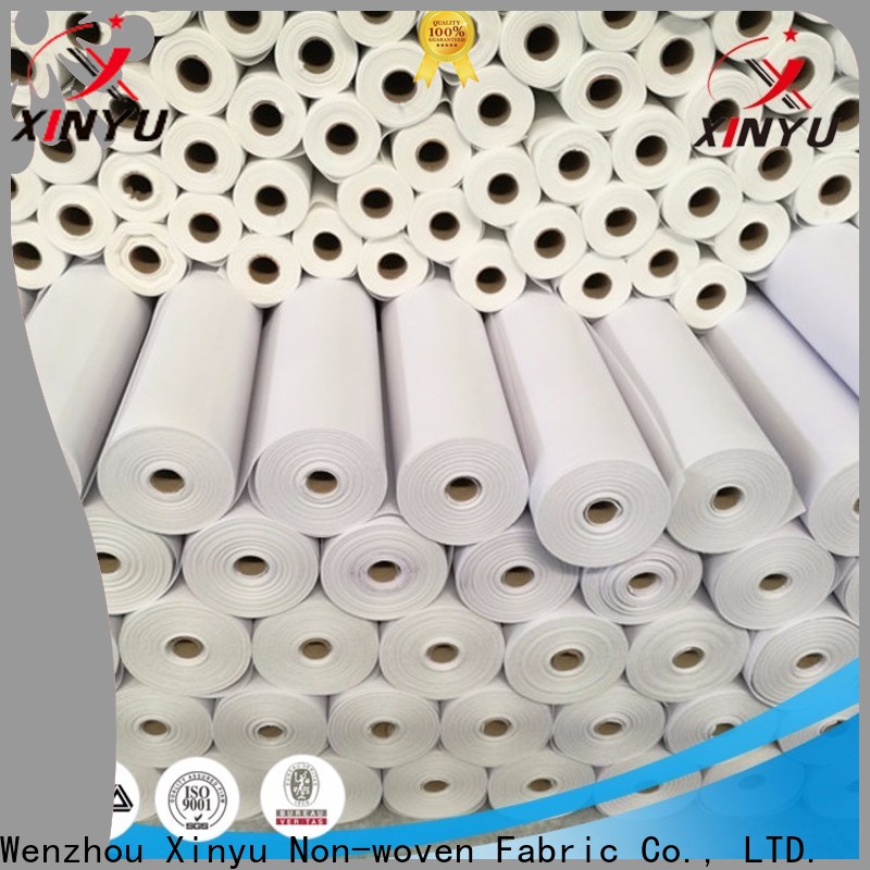 Excellent adhesive non woven fabric factory for embroidery paper