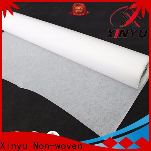 XINYU Non-woven non woven fusible interlining Suppliers for dress