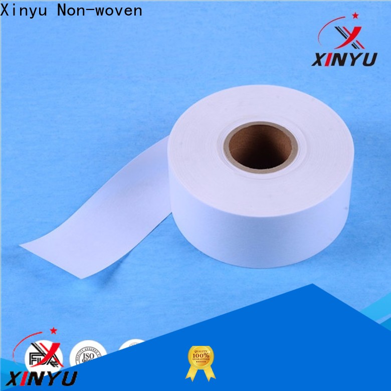 XINYU Non-woven Reliable  knitted fusible interlining company for collars