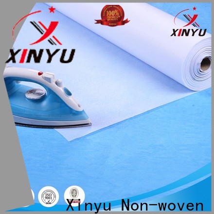 XINYU Non-woven fusible nonwoven interlining factory for cuff interlining