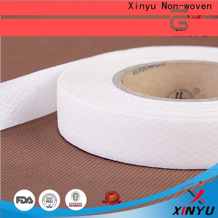 XINYU Non-woven Reliable  non woven fusible interlining Supply for cuff interlining