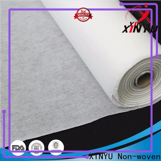 XINYU Non-woven High-quality nonwoven interlining factory for cuff interlining
