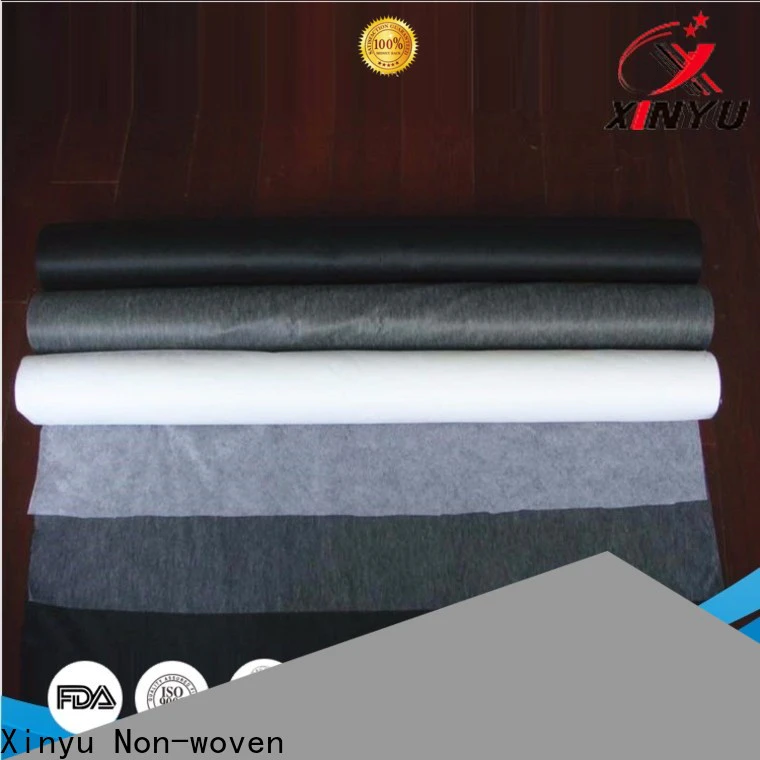 XINYU Non-woven Latest fusible nonwoven interlining factory for embroidery paper