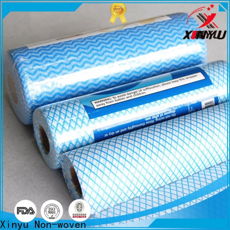 XINYU Non-woven polyester nonwoven fabric company for household cleaning