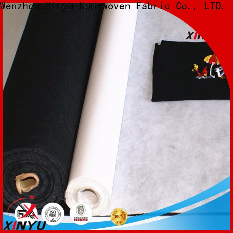 XINYU Non-woven embroidery backing paper company for jacket