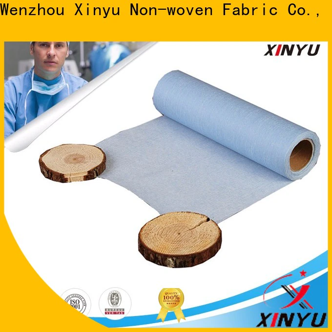 XINYU Non-woven Wholesale spunlace nonwoven fabrics Supply for non-medical isolation gown