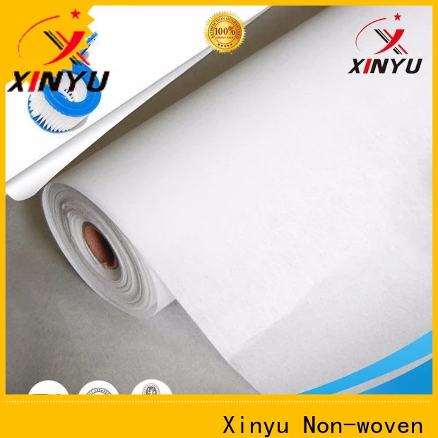 XINYU Non-woven non woven filter media factory for particulate air filter