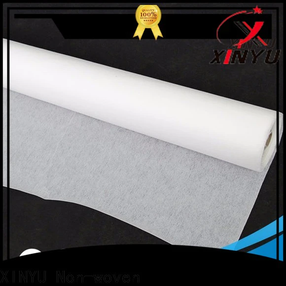 XINYU Non-woven fusible interlining company for embroidery paper