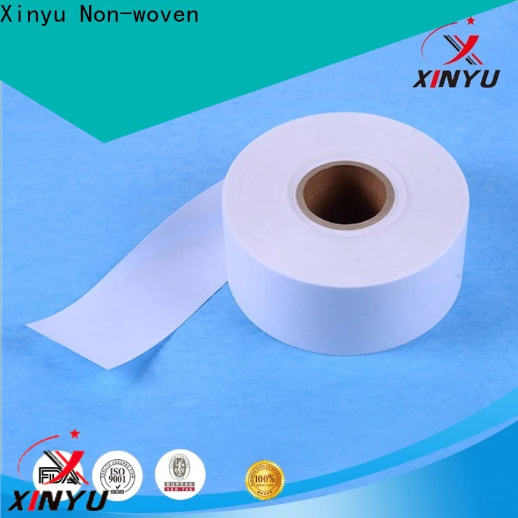 XINYU Non-woven fusible interlining manufacturers Suppliers for cuff interlining