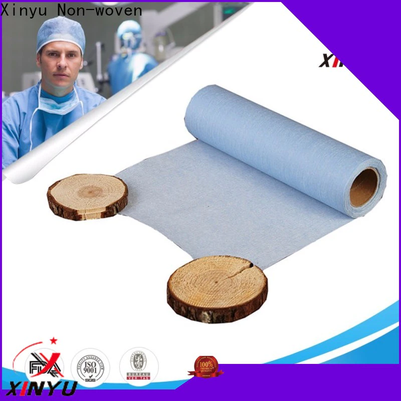 Top non woven fabric roll size factory for protective gown