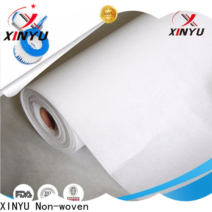 XINYU Non-woven Best polypropylene non woven filter fabric company for air filtration