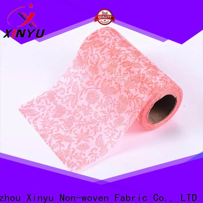 XINYU Non-woven Latest printed viscose fabric Suppliers for flowers packaging