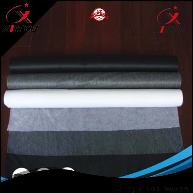 XINYU Non-woven Customized non woven fusible interlining fabrics company for collars